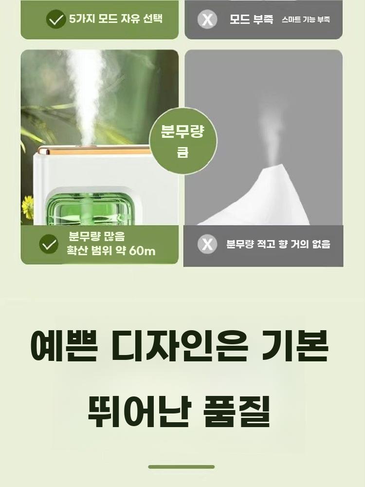 아로마디퓨저 자동 분무기 방향제 오일 디퓨저 분사기 디퓨저+라벤더 오일 1병 - 상세 이미지 3