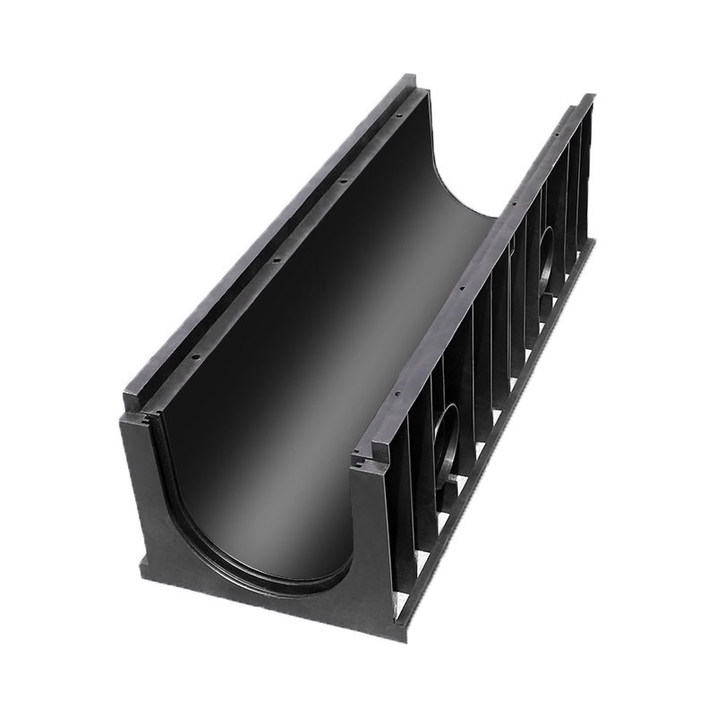 HDPE 배수 U자형 수로 플라스틱 수로 선형 조립식 배수로 - 상세 이미지 2