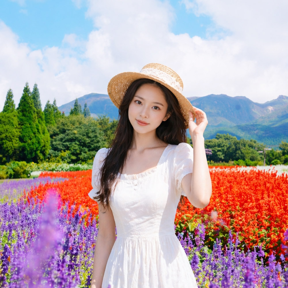 [유후인 쿠주 버스투어] 꽃공원 타데와라습지 후쿠오카 현지 여행 유쿠버스 - 상품 이미지
