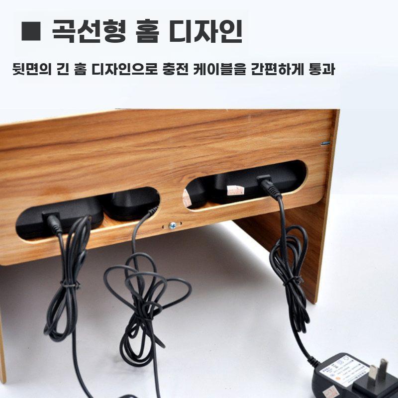 무전기보관함 무전기 정리 보관통 휴대폰 수납함 보관 상자 12구 핸드폰 상자 호두 - 상세 이미지 4