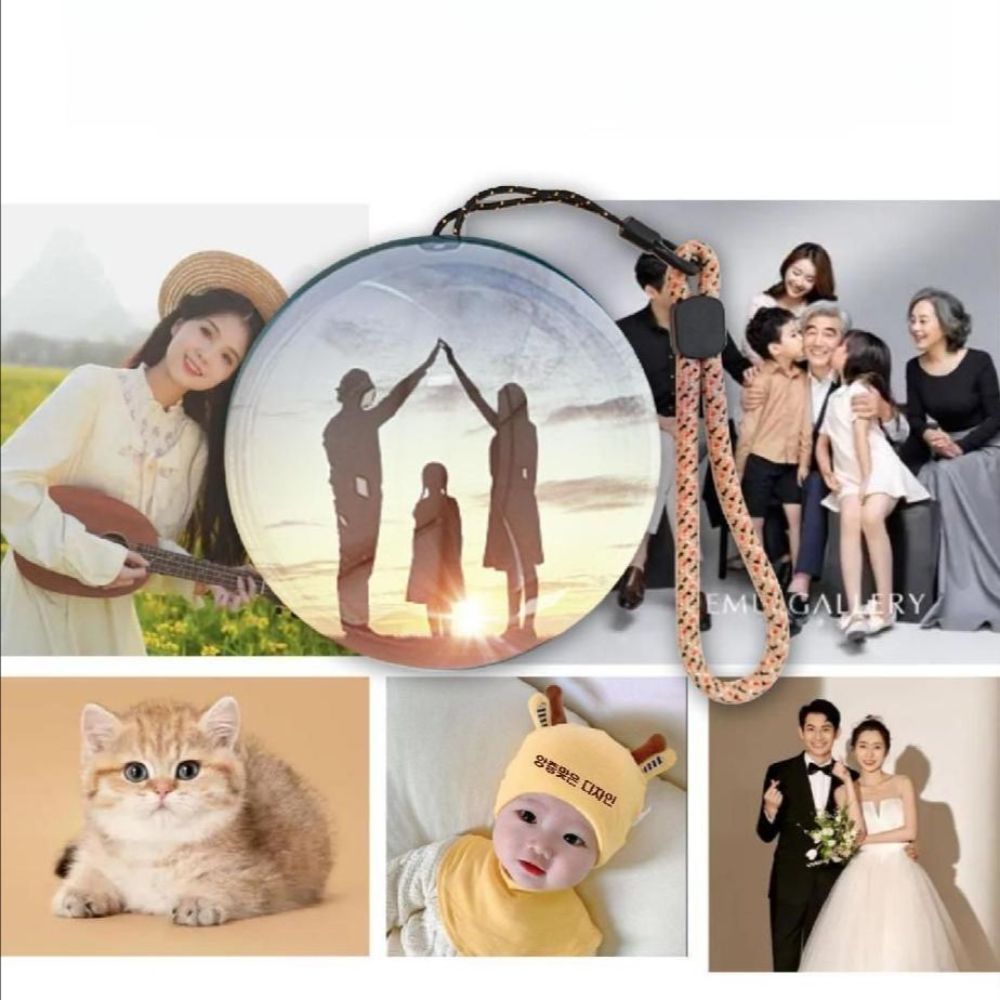 영상재생 구슬 볼 비디오 추억 재생 수정구 기억 투명볼 오렌지 비디오 버전 - 상품 이미지