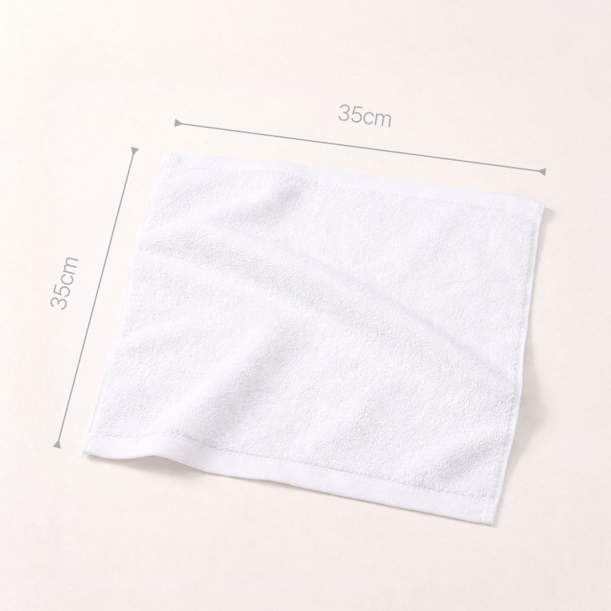 두웰 페이스타올 순면 얼굴 전용 타월 미니 수건 국산 소형 50g, 클린화이트, 21장 - 상세 이미지 2
