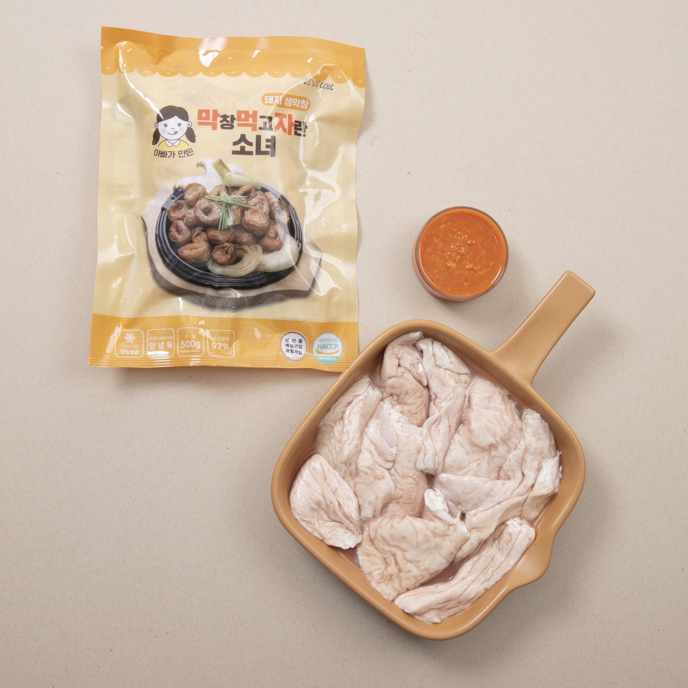 대구막창 막창먹고자란소녀 돼지 생막창 소스제공 500g, 1개 - 상품 이미지