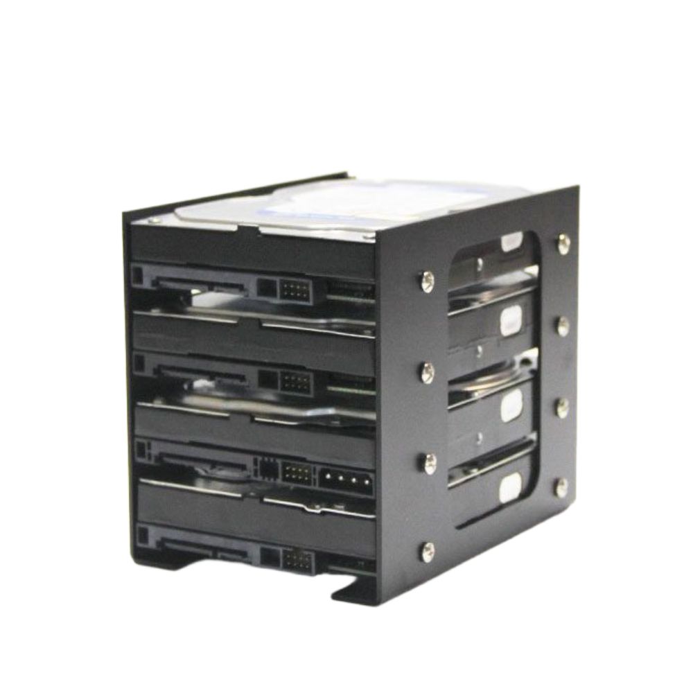 하드디스크 브라켓 HDD 트레이 랙 3.5인치 브래킷 블랙 4단 - 상세 이미지 2