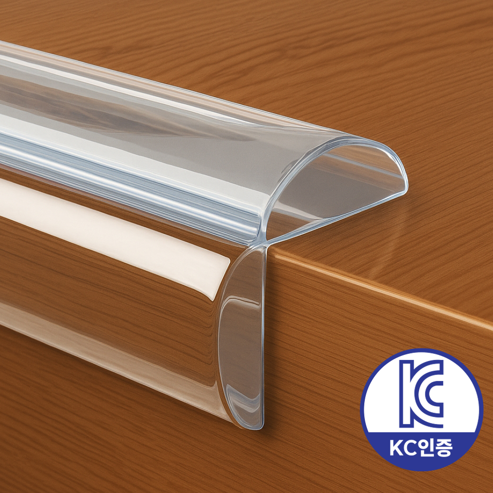 아텍스 PVC 잘라쓰는 투명 모서리 보호대 쿠션 안전 코너가드 2m 1개 - 상품 이미지