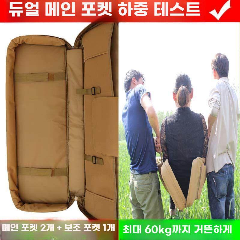 충격방지 전술가방 다용도 건캐리어 장비 백팩 낚시가방 블랙 60x30x12 - 상세 이미지 4