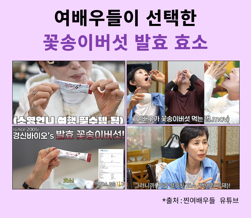발효꽃송이버섯 효소 천 베타글루칸 현미 유기농 꽃송이버섯 90포, 1개월 판매처 상세 정보 이미지 1