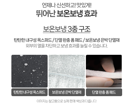 보냉 보온 휴대용 방수 생필품 아이스박스 도시락가방 피크닉 간편수납 이미지 7