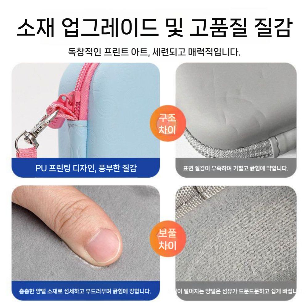 오즈모 포켓4 실리콘 카메라 보호 케이스 손목 스트랩 보호 필름 파스텔 가방 세트 - 상세 이미지 5