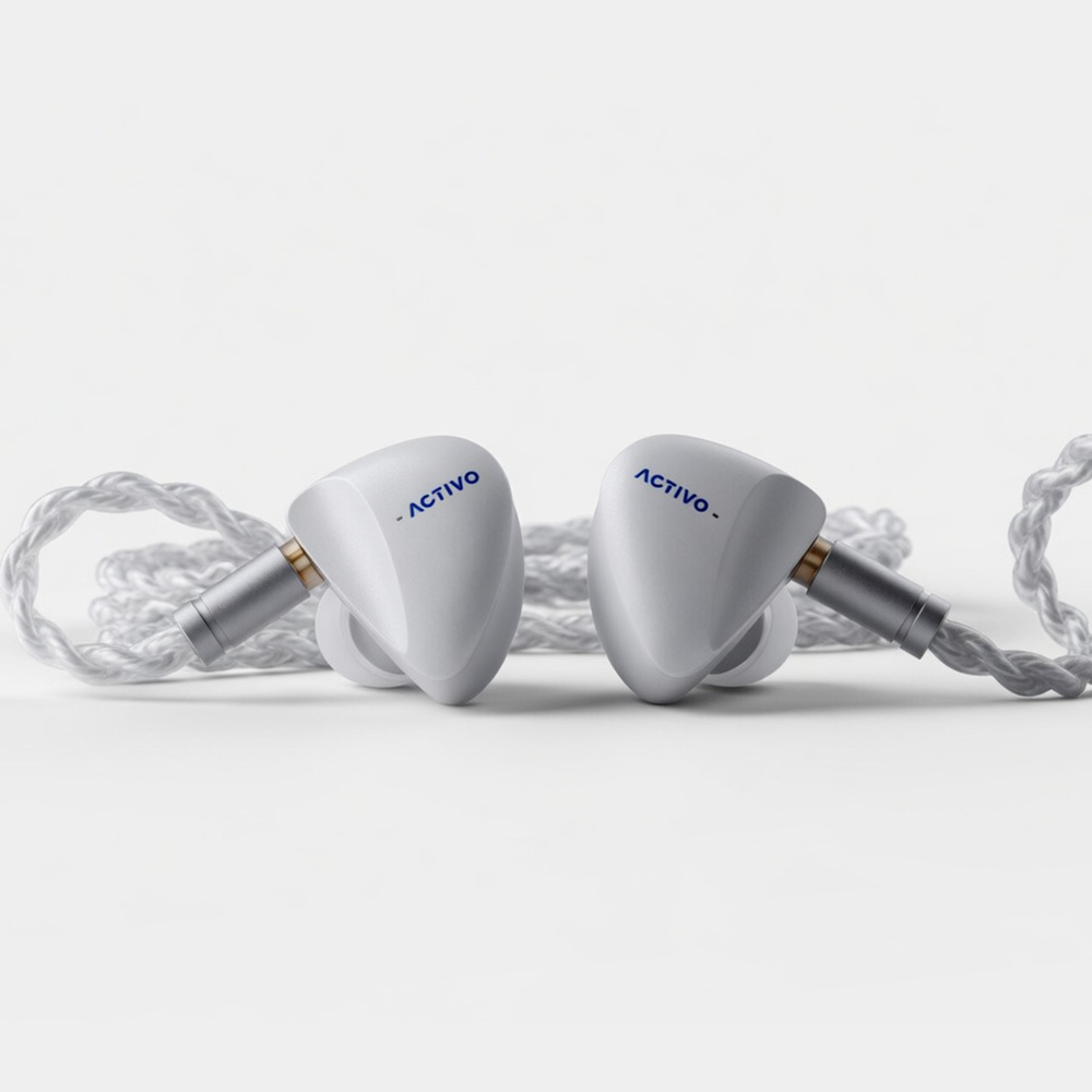 엑티보 스쿠프 고음질 유선이어폰 하이브리드 3DD+2BA IEM 인이어 줄이어폰