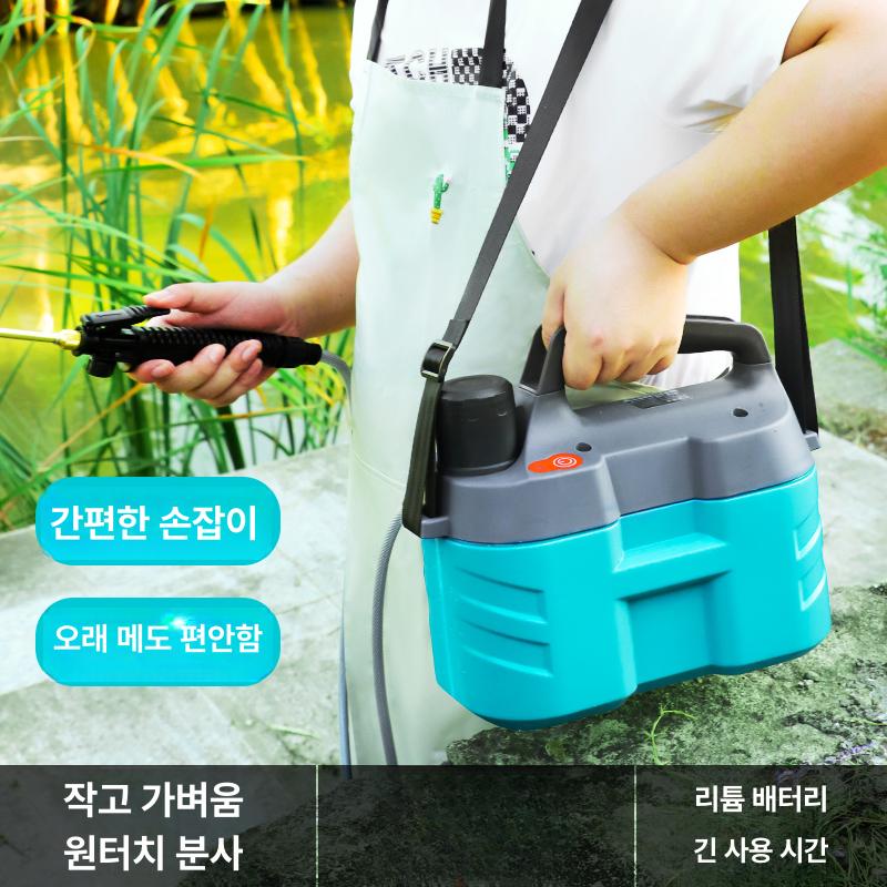 전동 소형 분무기 분사기 고압 리튬 배터리 배터리3 모터3 - 상세 이미지 2