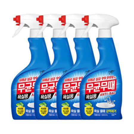 무균무때 안티박 욕실용 500ml 4개