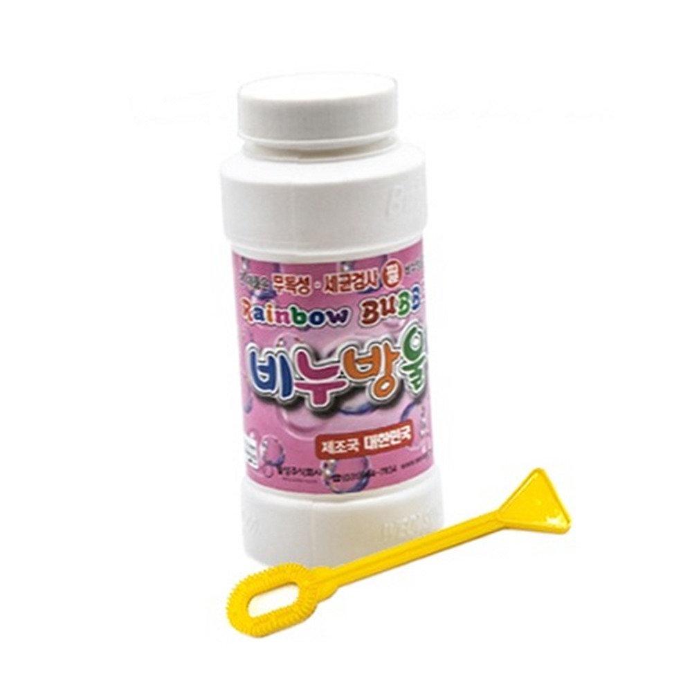 입으로불지않는초등저학년비눗방울놀이 깔끔한기체실험버블놀이 위생적인방과후수업비눗방울 180ml - 상품 이미지