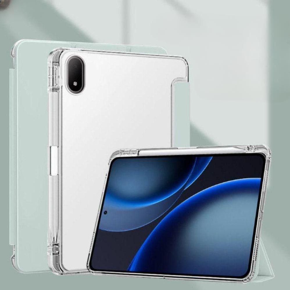 오포 패드미니 케이스 펜슬 수납 반투명 커버 실리콘 삼중 접이식 거치대 - 상품 이미지
