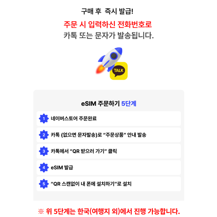 중앙아시아 이심 eSIM 완전무제한 카자흐스탄 우즈베키스탄 키르기스스탄 데이터 1일 500MB (타지키스탄 지원) 상품 이미지