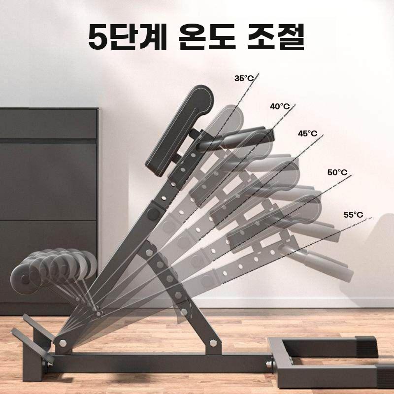 접이식 로만체어 홈트 백익스텐션 복근 체어 기립근 코어 기본 모델 - 상세 이미지 3