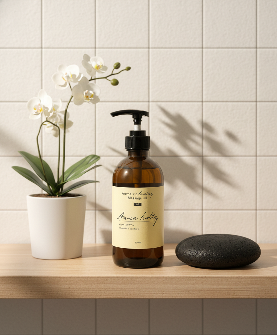 안나홀츠 천연 아로마 올리브 릴렉싱 바디오일 마사지오일 300ml 이미지 7