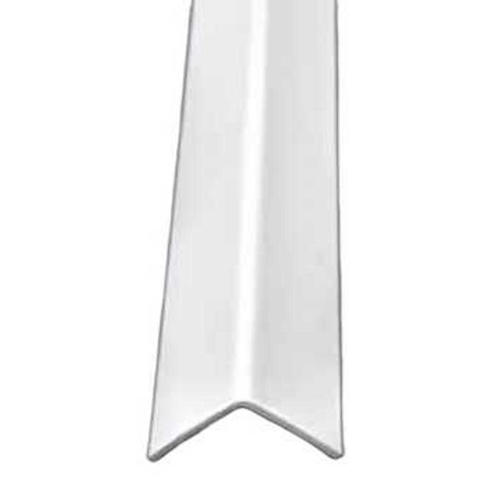 몰딩보호대 PVC 코너 스틱 타일 액자 각대 정각 가드 1m 2x2cm 화이트 - 상품 이미지