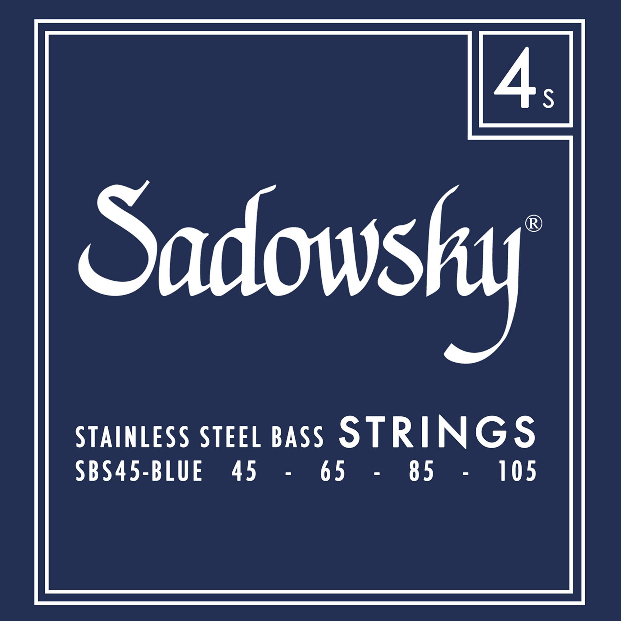 사도스키 블루라벨 스테인리스 베이스기타 스트링 045-105 (SBS 45) Sadowsky Blue Label Strings - 상품 이미지