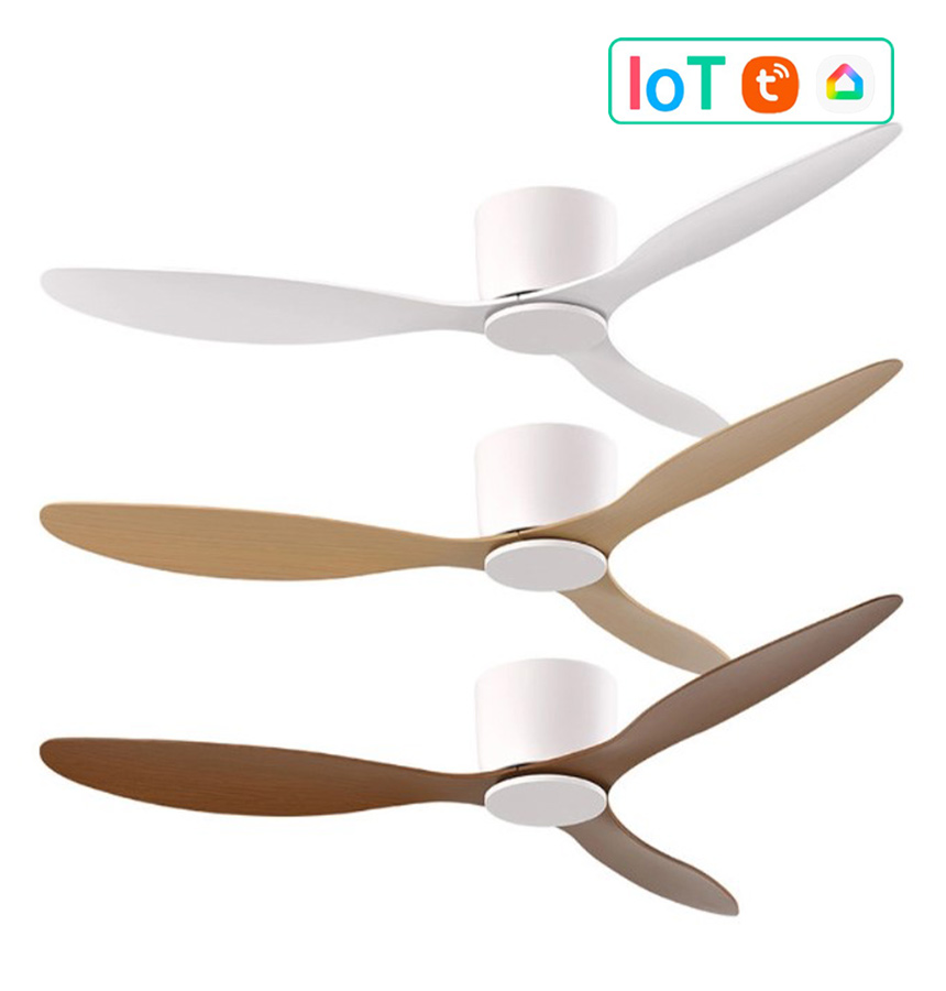 DS IOT 비브르디 실링팬 화이트 42인치 저소음 낮은층고용 리모컨 슬림107cm 이미지 8