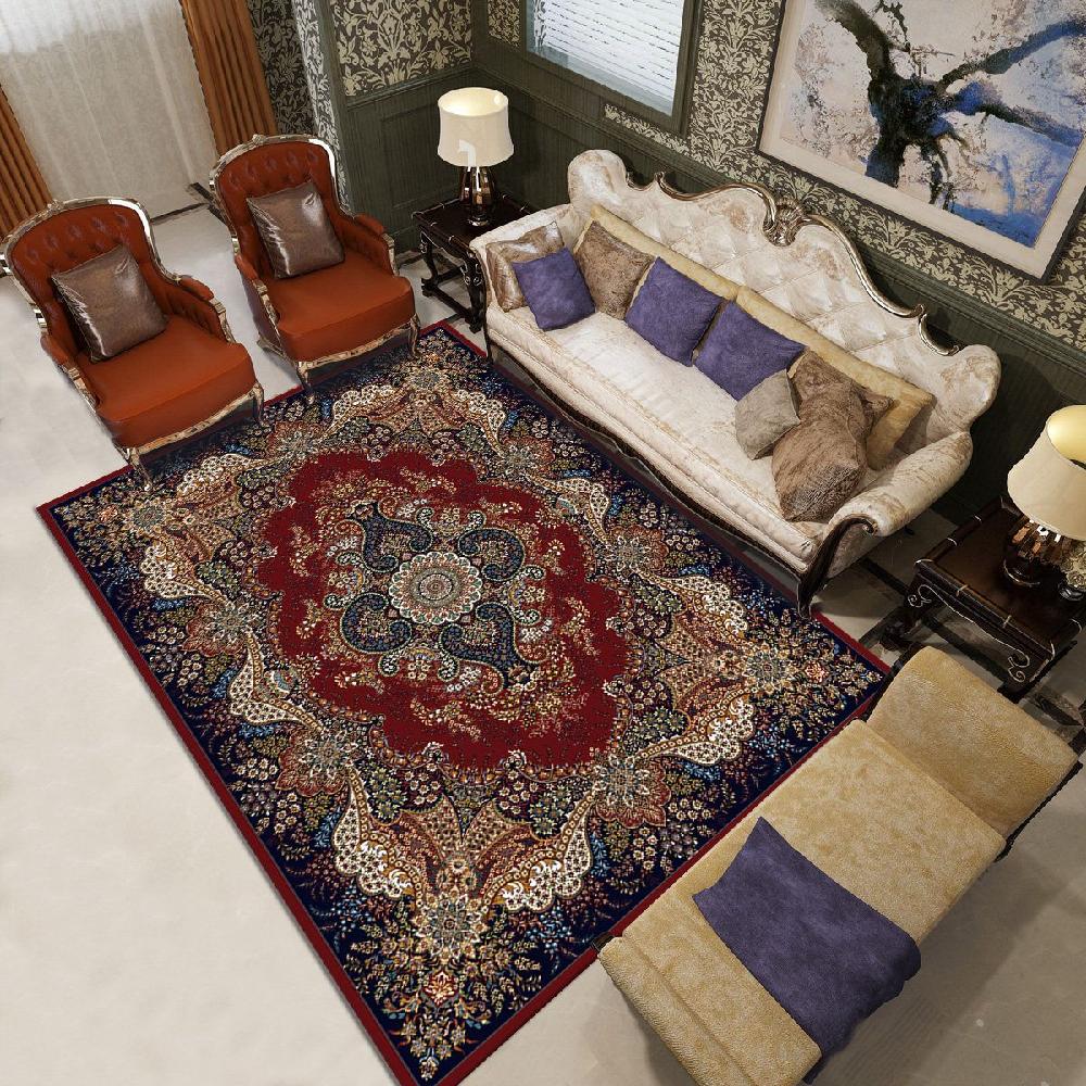 페르시안카페트 빈티지 패턴 카펫 클래식 거실러그 보헤미안 A 80x120cm - 상세 이미지 2