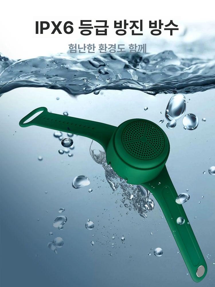 초미니 스피커 서브우퍼 휴대용 야외 초경량 블랙 패키지 1 스트랩+8GB 카드+카드 리더기 - 상세 이미지 5