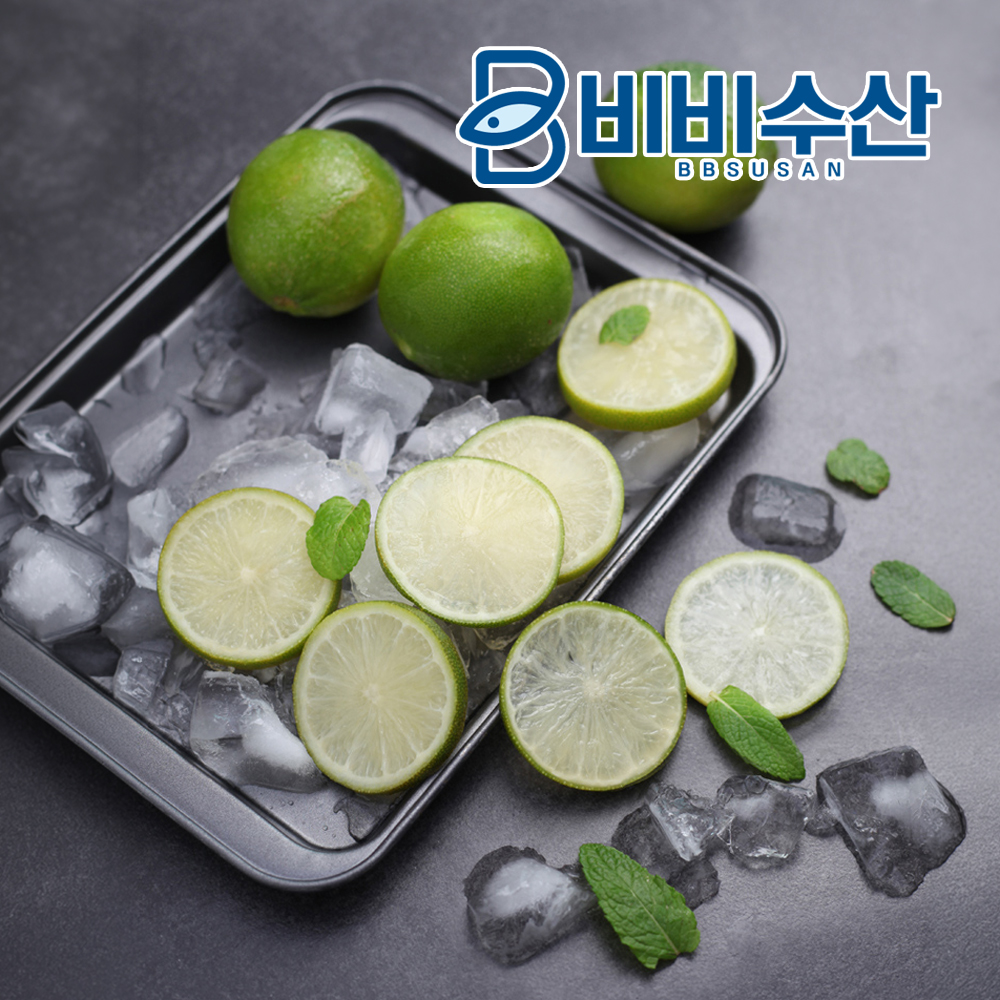 냉동 라임 슬라이스 500g 모히또 에이드 하이볼 열대과일 - 상세 이미지 2
