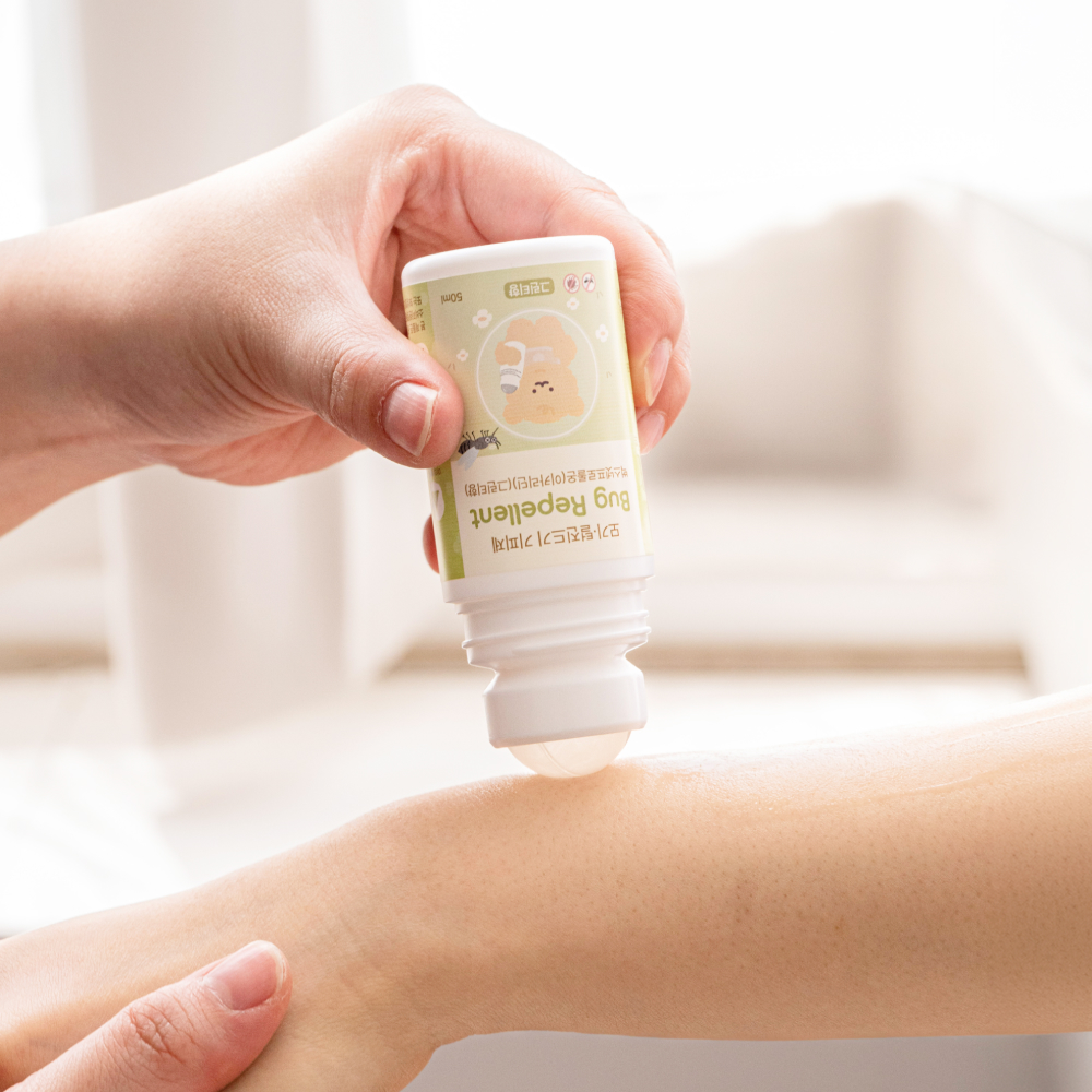 아가드 아기 모기기피제 진드기 벌레 퇴치제 벅스넷프로롤온 이카리딘 그린티향 50ml 볼타입 - 상세 이미지 2