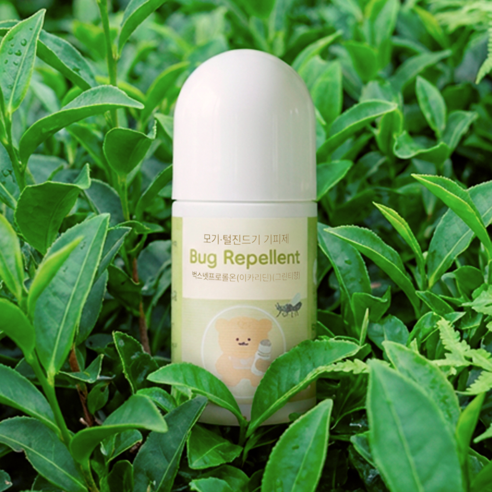아가드 아기 모기기피제 진드기 벌레 퇴치제 벅스넷프로롤온 이카리딘 그린티향 50ml 볼타입 - 상세 이미지 4