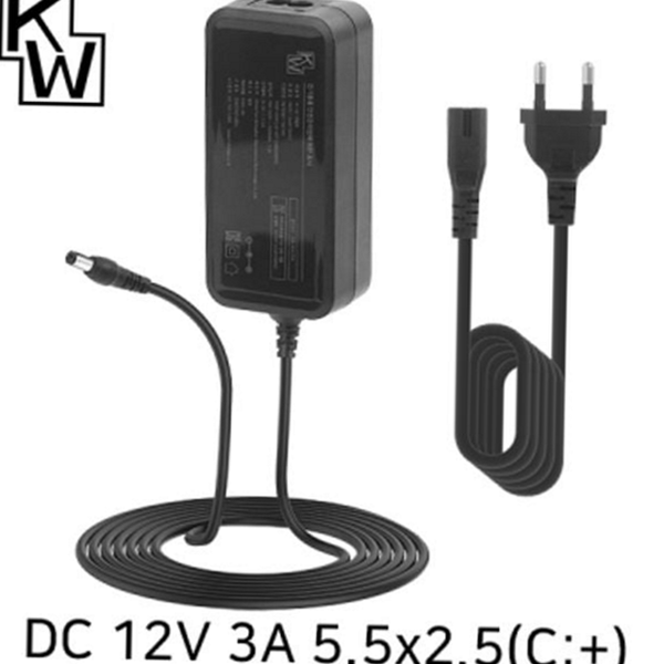 직류 12v 어댑터 벽걸이형 3a 어댑터 프리 볼트 - 상품 이미지