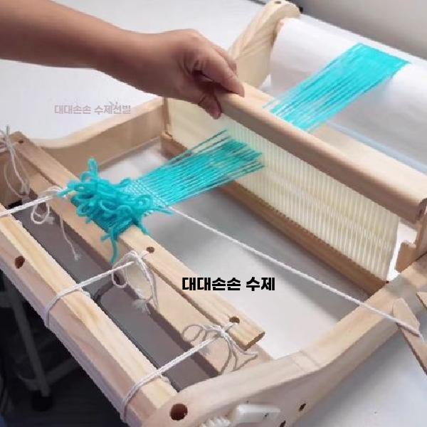 원목 직조기 다기능 위빙틀 베틀 위빙 편물기 뜨개질기계 - 상세 이미지 2