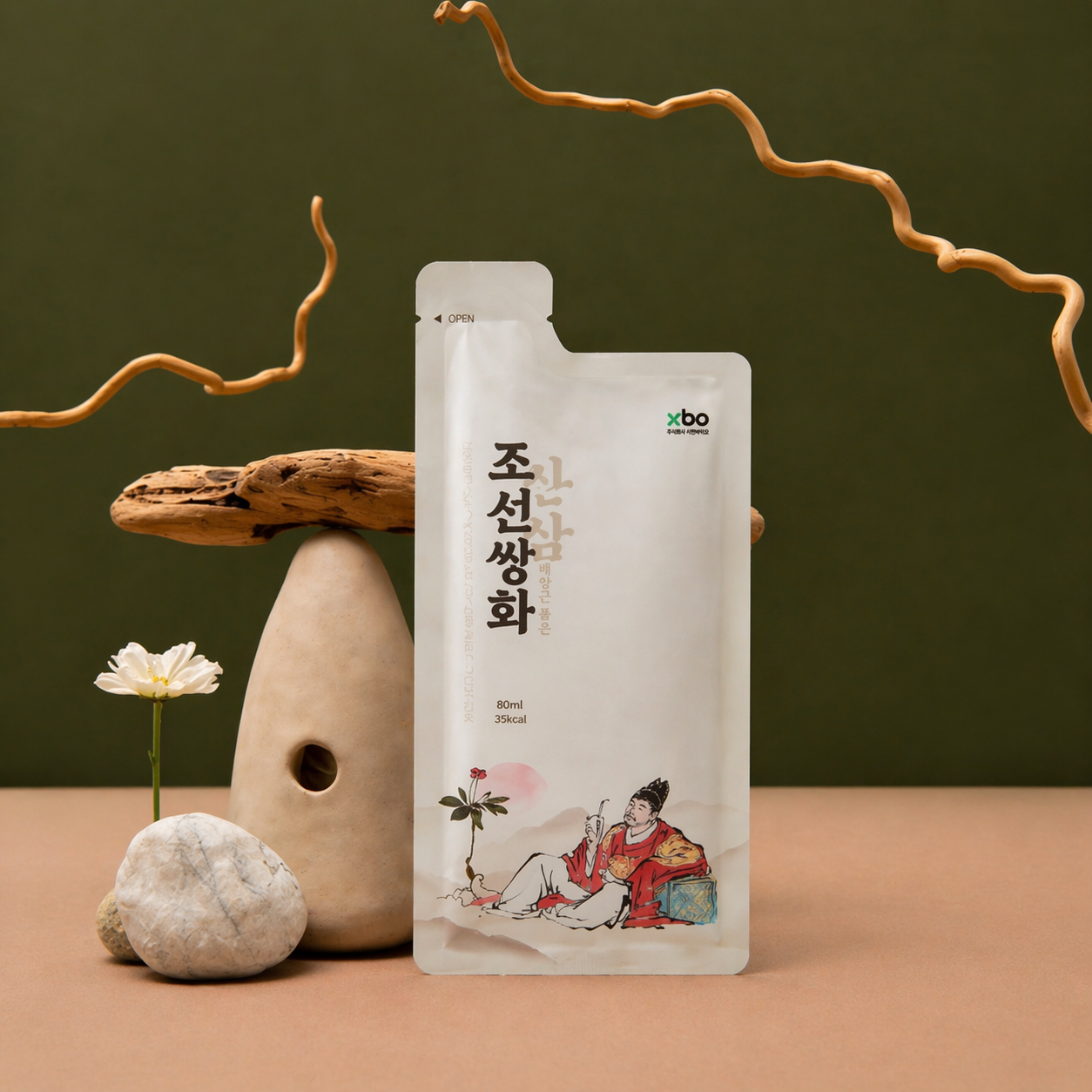 쌍화차 수제 한방차 산삼배양근 품은 조선쌍화 선물세트 80ml, 10개 - 상품 이미지