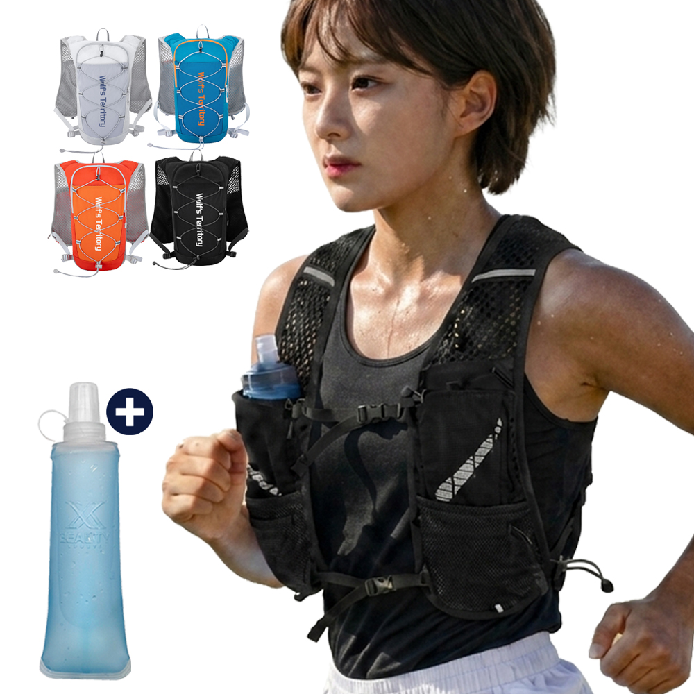 엑스뷰티 러닝조끼 베스트 런닝 트레일 등산 마라톤 초경량 울프핏 - 상품 이미지