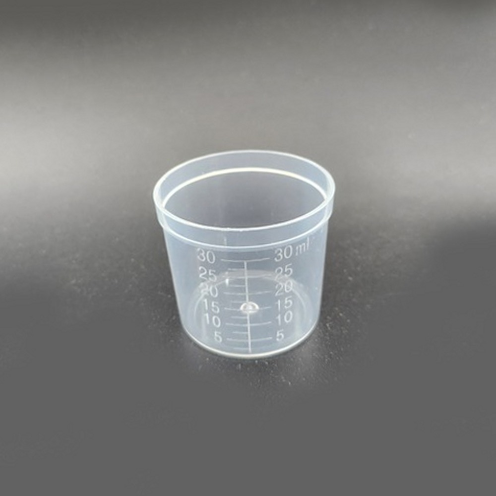 눈금선계량컵 소형실험용용량컵 미니측정컵 30ml - 상품 이미지
