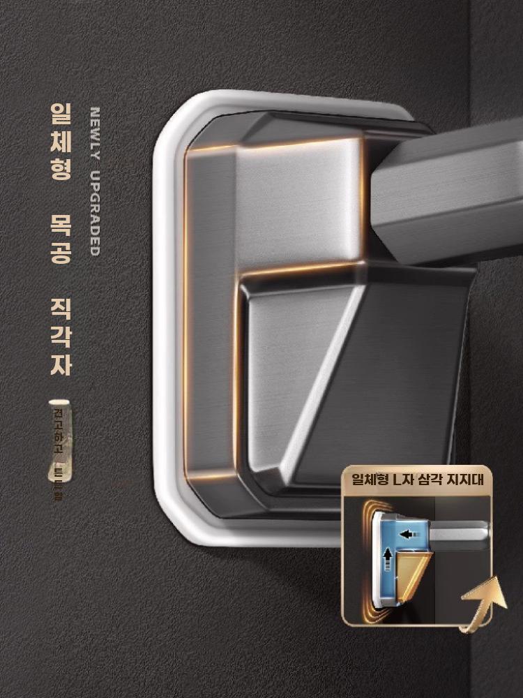 무타공 문틀 지지봉 길이조절 고정대 커튼봉 건조대 막대 블랙 0.5-0.7m - 상세 이미지 4