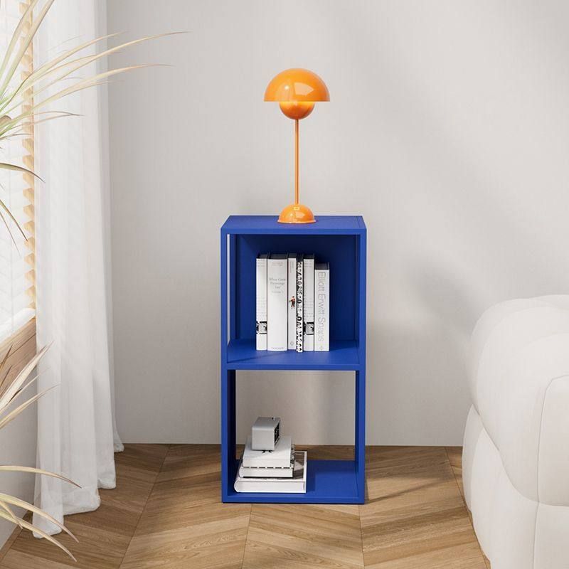 모던 컬러선반 철제 수납 선반 미니멀 인테리어 캐비닛 블루 S 25x25x50 - 상세 이미지 4