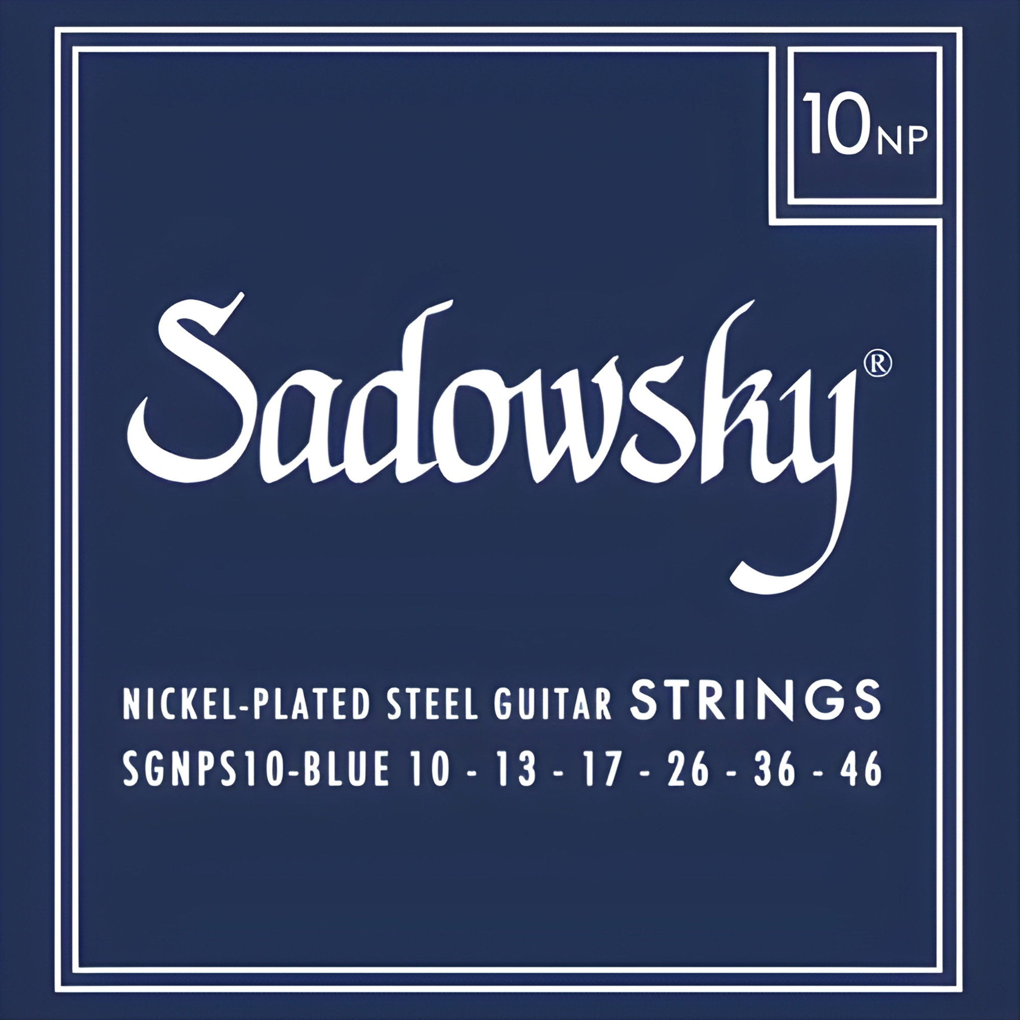 사도스키 블루라벨 니켈 일렉기타 스트링 010-046 (SGNPS 10) Sadowsky Blue Label Strings - 상품 이미지