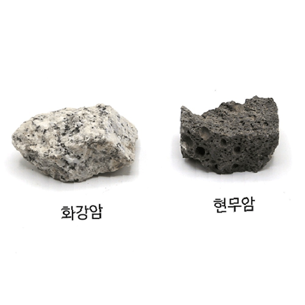 입문용초등과학교구암석수집 관찰키트방과후수업암석표본 자연학습학교실험화강암표본 2종세트 - 상품 이미지