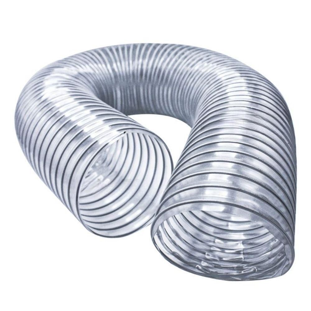 PVC호스 자바라 호스 투명 파이프 배기관 주름관 PVC 호스 내경100mm 5m - 상품 이미지
