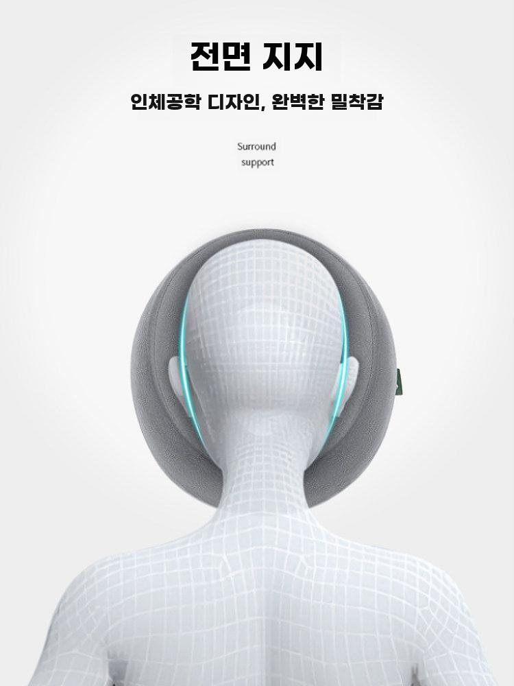 마사지 얼굴쿠션 안면 엎드려 베개 뷰티샵 페이스 쿠션 그레이 - 상세 이미지 5
