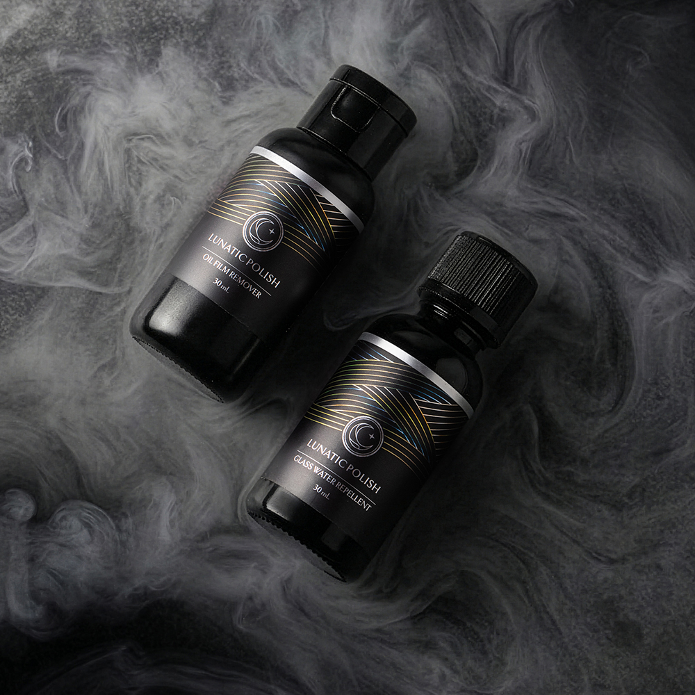 [루나틱폴리시]글래스 마스터 자동차유막제거제 30ml+발수코팅제 30ml 산화세륨 - 상세 이미지 3
