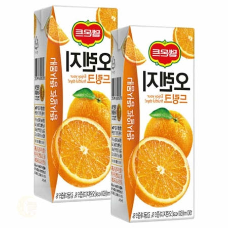 MoonH 델몬트 과즙음료 오렌지드링크 오렌지 드링크 190ml 32팩