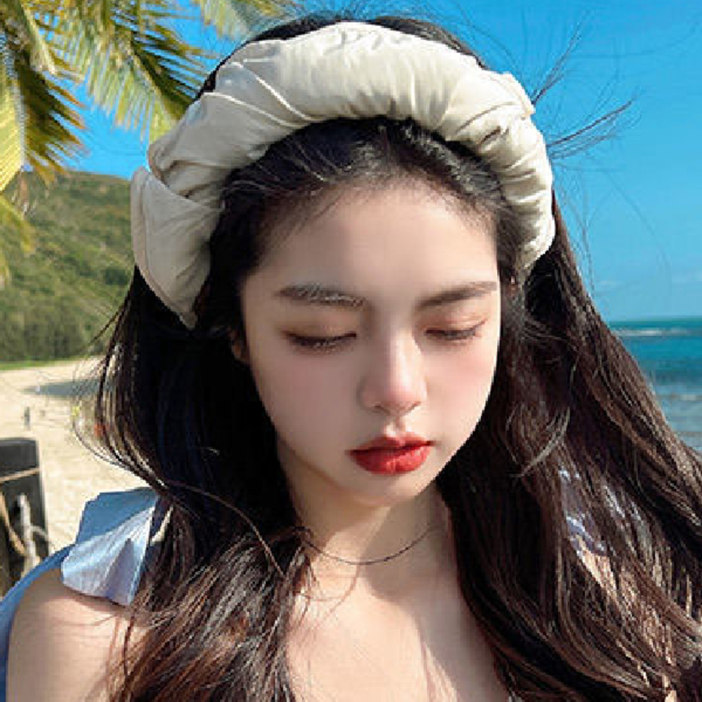 러닝선바이저 여성창모자 햇볕차단모자 머리띠썬캡 창넓은썬캡 - 상세 이미지 4