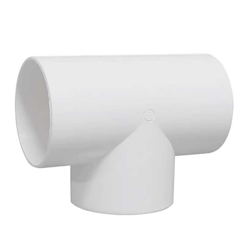 T관 T자 PVC 파이프 부속 배관 덕트 급수 티관 어댑터 Y삼통 100mm - 상품 이미지