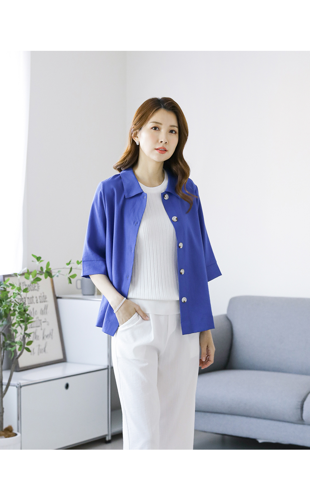 우일인견 러프 엘레강스 자켓 52101 - 상품 이미지