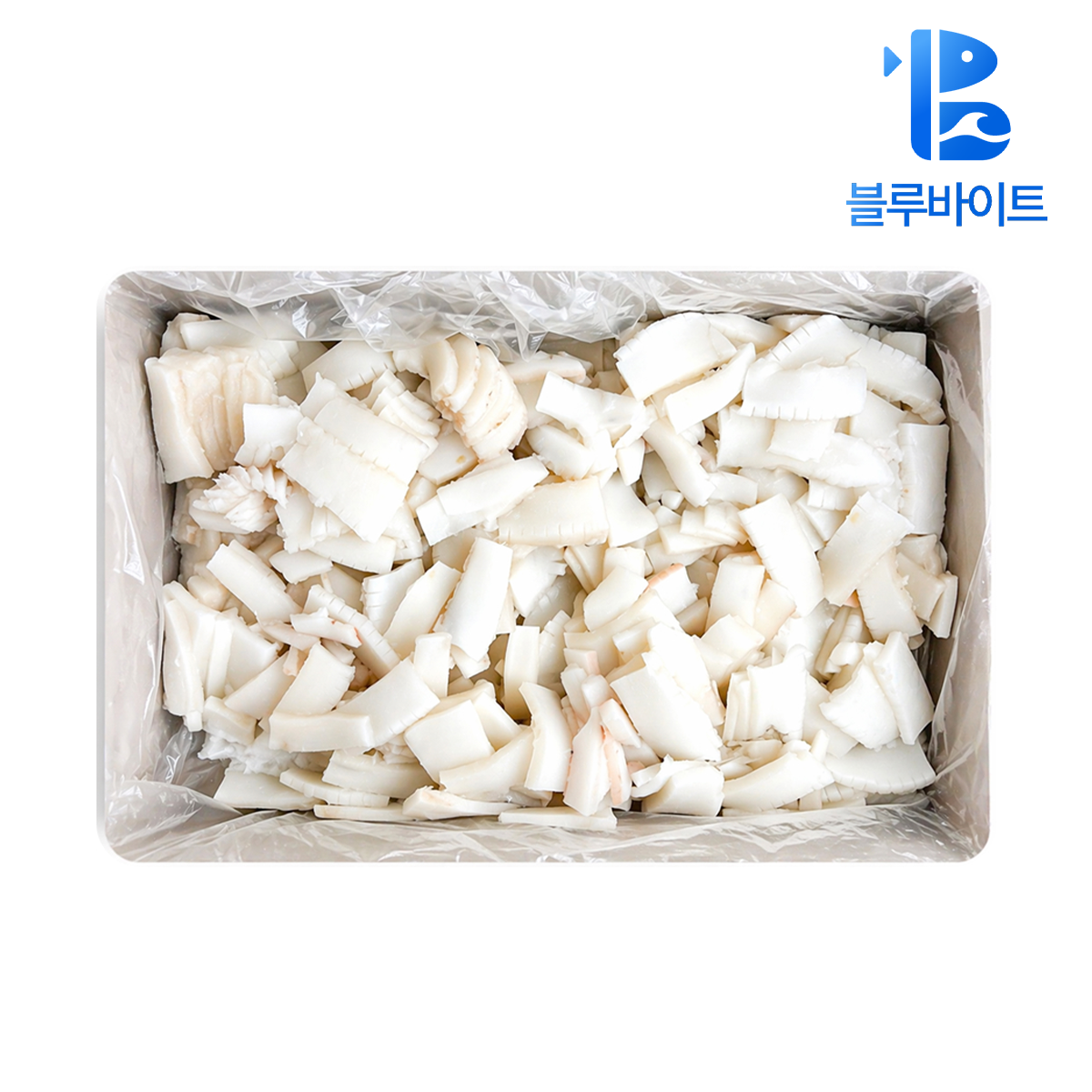 대왕오징어 4kg 귀채 몸채 편채 튀김용 무라사키 무라 국내가공 냉동오징어채 이미지 2