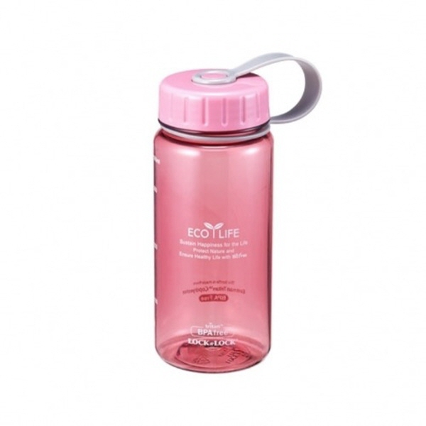 락앤락 에코슬림 휴대용 스포츠물병 400ml 핑크 - 상품 이미지