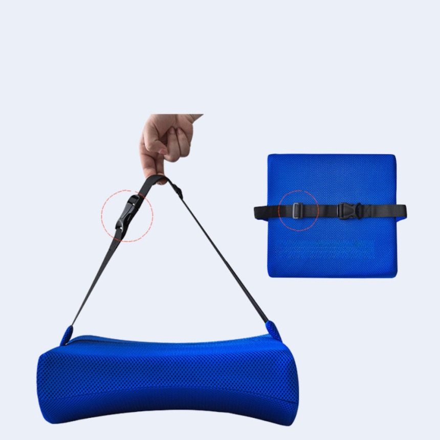 등편한 허리 쿠션 차량 의자 등받이 메모리폼 받침 받침대 사무실 베이직