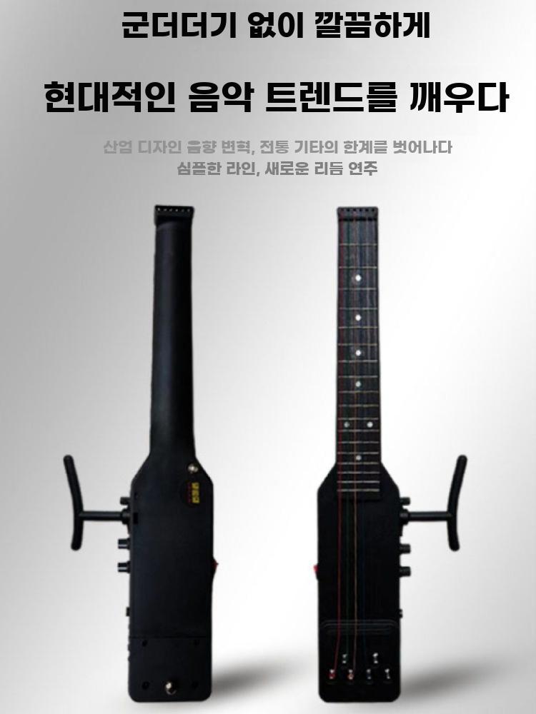 무소음기타 휴대용 사일런트 일렉기타 연습용 헤드리스 - 상세 이미지 2
