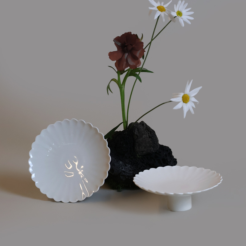 세라미꼬 디저트접시 간식 굽 다과 접시 10.5cm - 상세 이미지 2